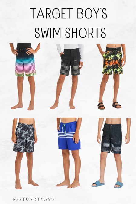 Target boy’s swim shorts and swim trunks, summer swim for boys 

#LTKKids #LTKSwim #LTKStyleTip