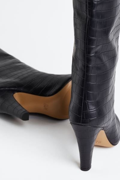 Knee-high Heeled Boots | H&M (US)