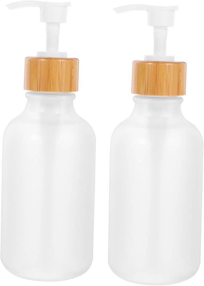 SOESFOUFU 2pcs Bottled Lotion Bottle Water Dispenser Shampoo Dispenser Bottles Frosted Wash and C... | Amazon (US)