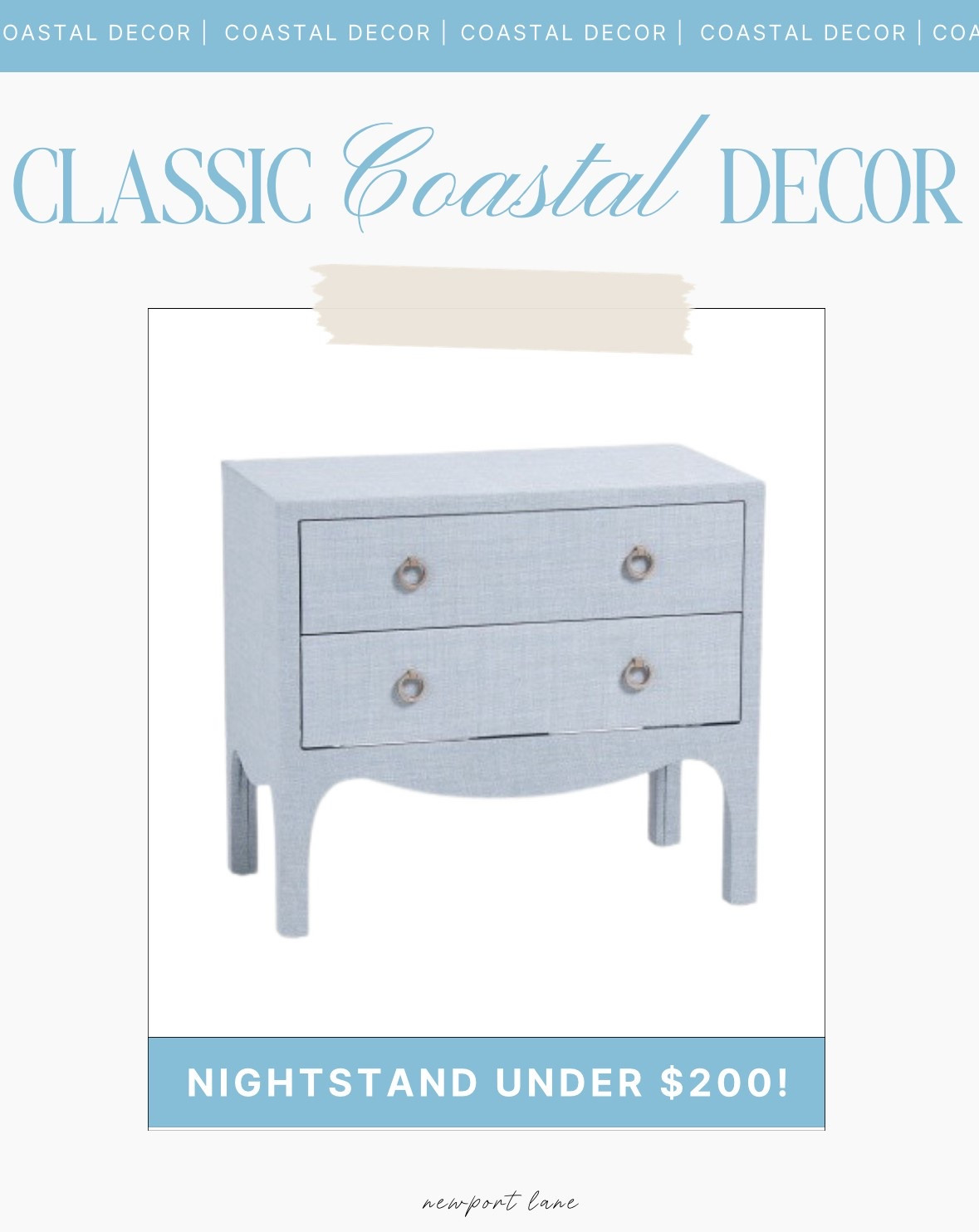 A classic blue side table that’s perfect for your coastal home! 



#LTKSaleAlert #LTKFindsUnder50 #LTKHome