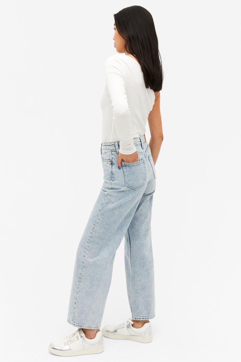 Hoch sitzende, weite knöchellange Jeans Yoko | H&M (DE, AT, CH, NL, FI)