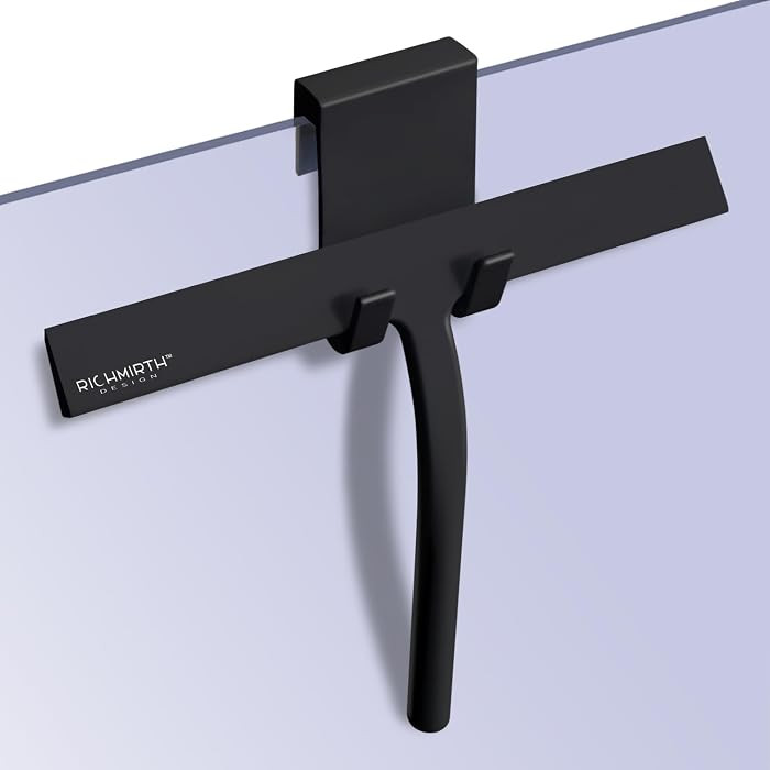 Silicone Rubber Blade & Hook Shower Window Squeegee 11" in Width Silicone Car Squeegee Bathroom S... | Amazon (US)