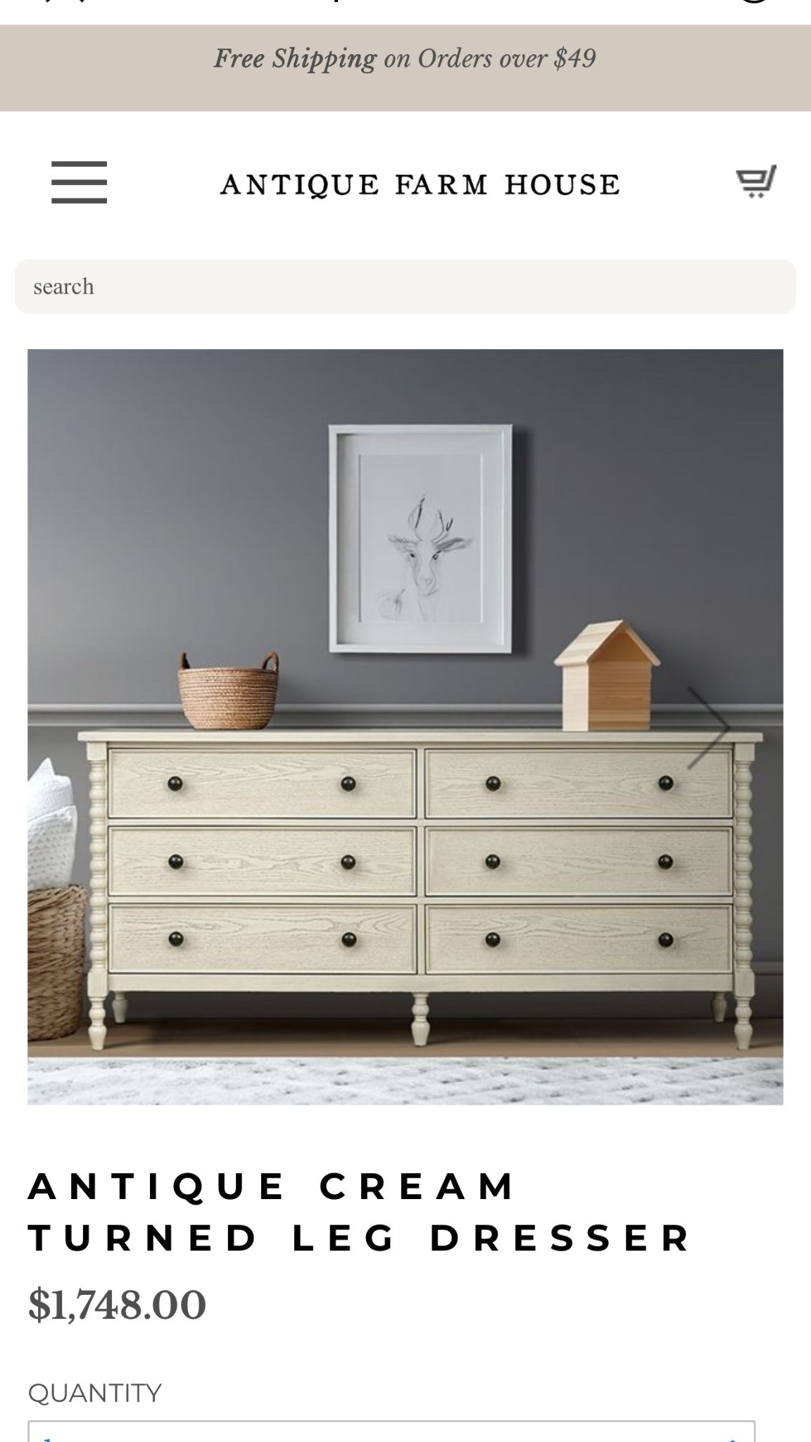 Looking to add some French country cottage charm this dresser would be a good fit.  Loving the detail here and wood grain.  It’s a good size too.  Matching nightstands.  

#LTKHome #LTKU
