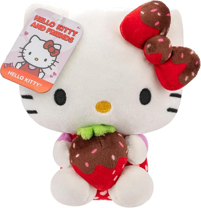 Hello Kitty and Friends 8" Plush w/Chocolate Covered Strawberry - Officially Licensed Sanrio Toy ... | Amazon (US)