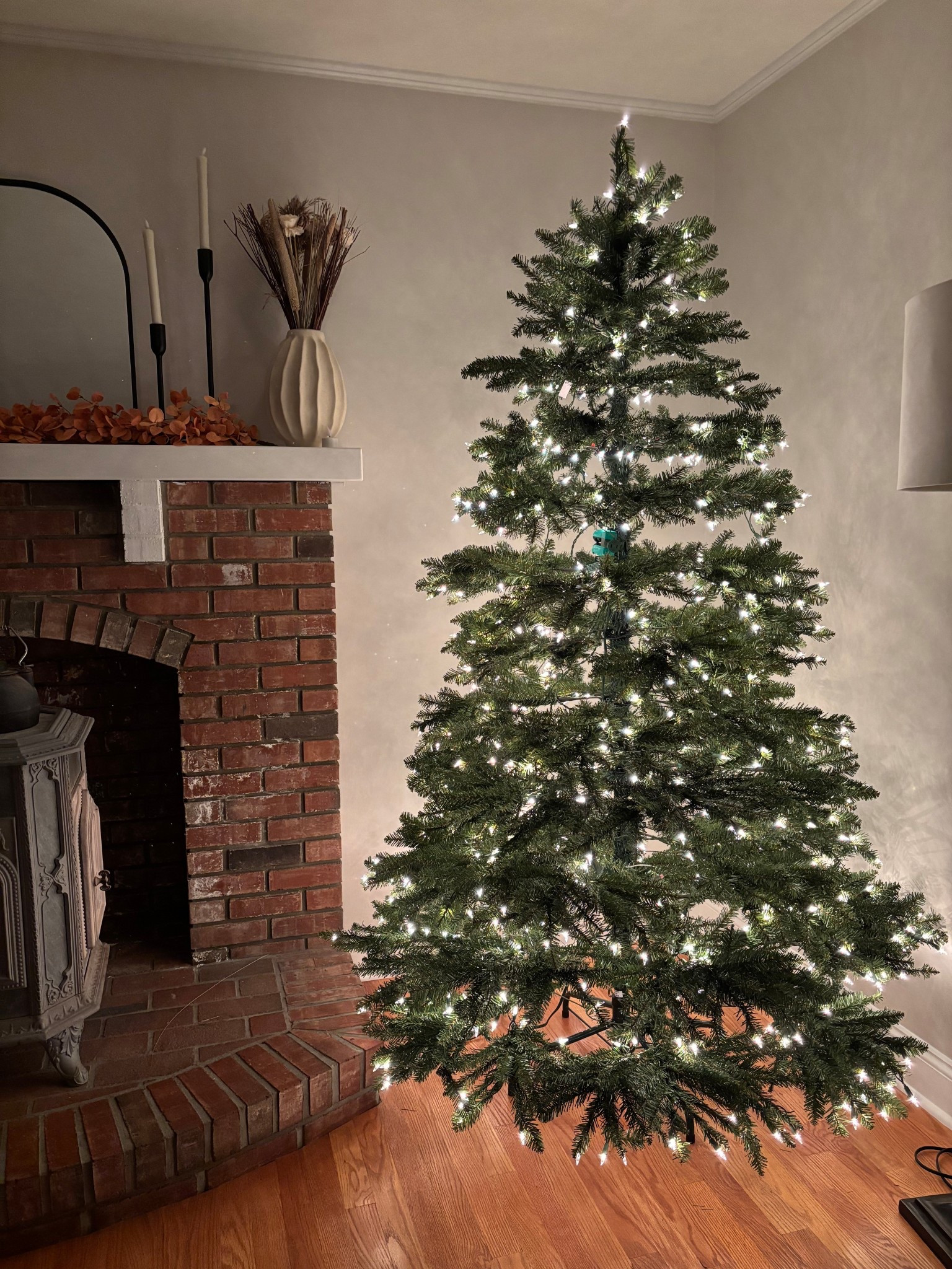 THE TREE IS UP! lol when do you put up your Christmas tree? November 1st, sometime in November, the day after Thanksgiving, or another time? Let me know! Usually we wait until the day after Thanksgiving, but we were just too excited this year with it being Theo‘s first Christmas! 🎄

#LTKSeasonal #LTKHoliday #LTKHome