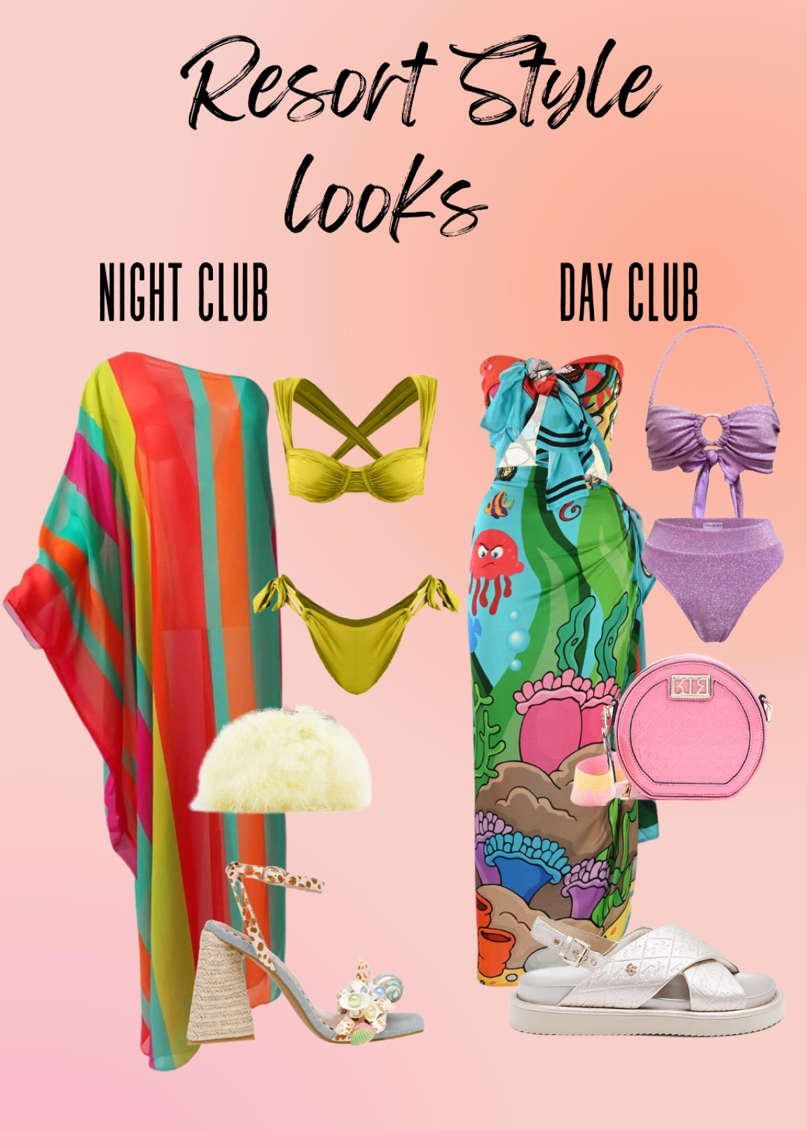 I’ve been shopping for some vacation looks coming around the corner. Here’s what’s in my cart! #vacationlooks #resortstyle #swimwear #handbags 

#LTKSeasonal #LTKstyletip #LTKfit