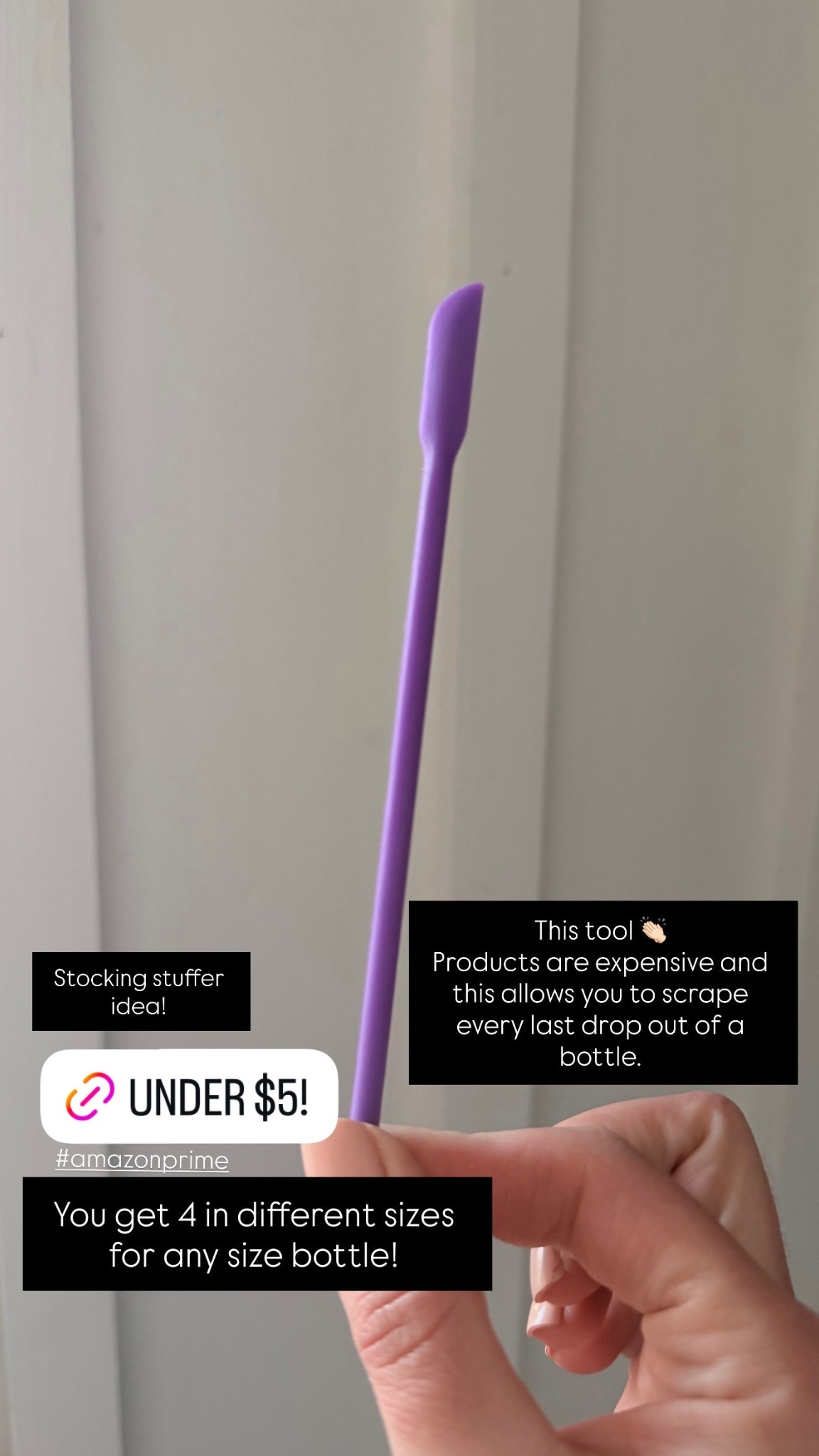 Literally the best little tool to make sure you get every last drop out of your bottles. Come in a set of four and the spatulas are all different sizes.

#LTKGiftGuide #LTKBeauty