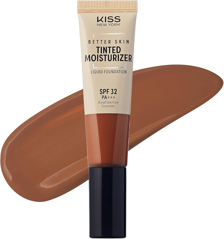 Tinted Moisturizer with SPF 32 PA+++ (Caramel) 12 Hour Hydrating Sunscreen for Face, No White Cas... | Amazon (US)
