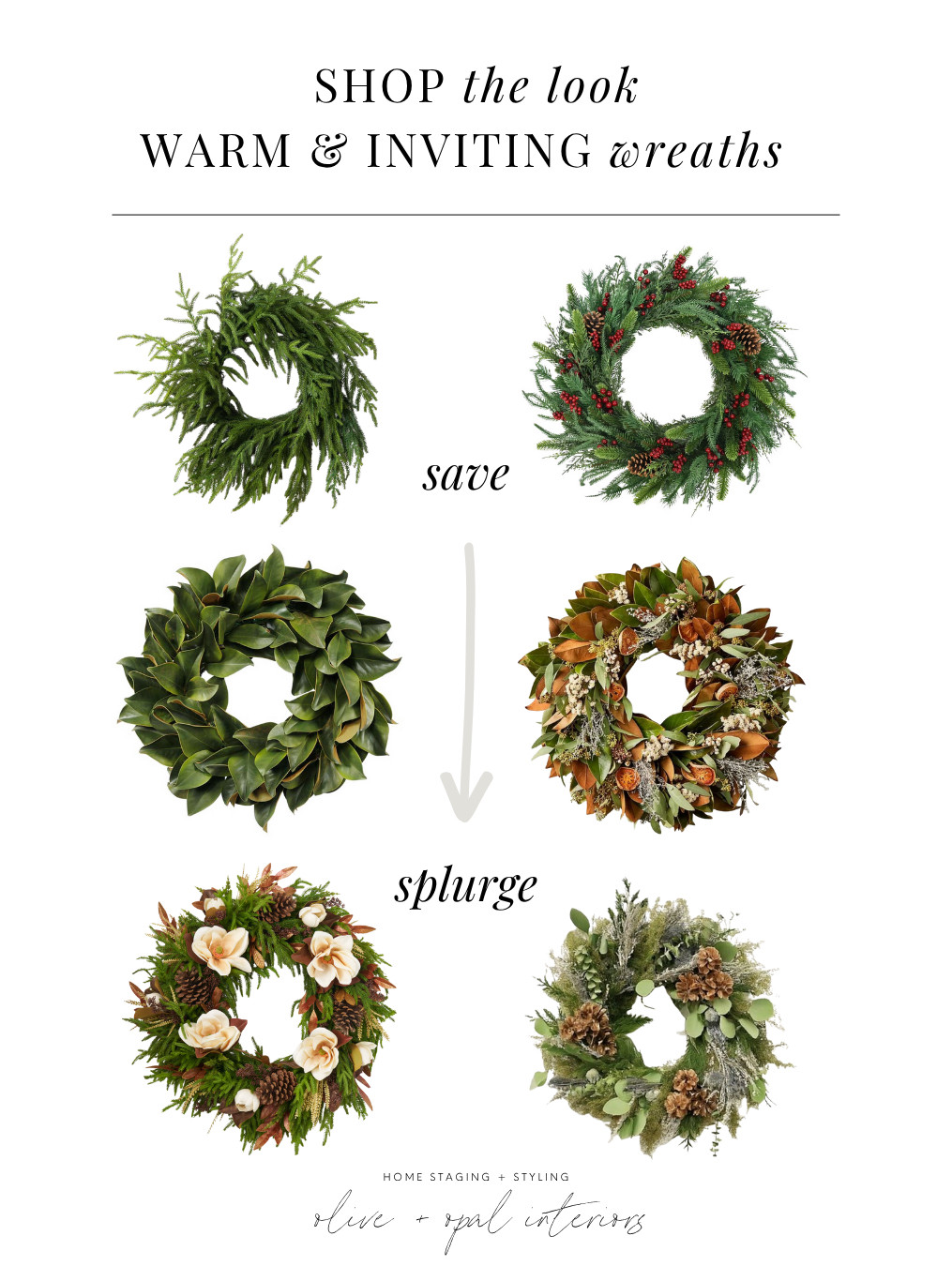 Welcome the season in style with a wreath for every budget. Our curated trio—Affordable, Premium, and Luxury—offers something for every home, whether you prefer a simple touch of greenery or a full, handcrafted showpiece. Each option is designed to bring festive charm to your entryway and set the tone for the season ahead. 

 #LTKHoliday #LTKSeasonal #LTKHome