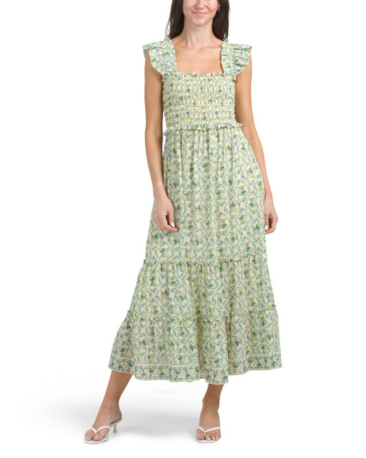 Flutter Sleeve Maxi Dress | TJ Maxx