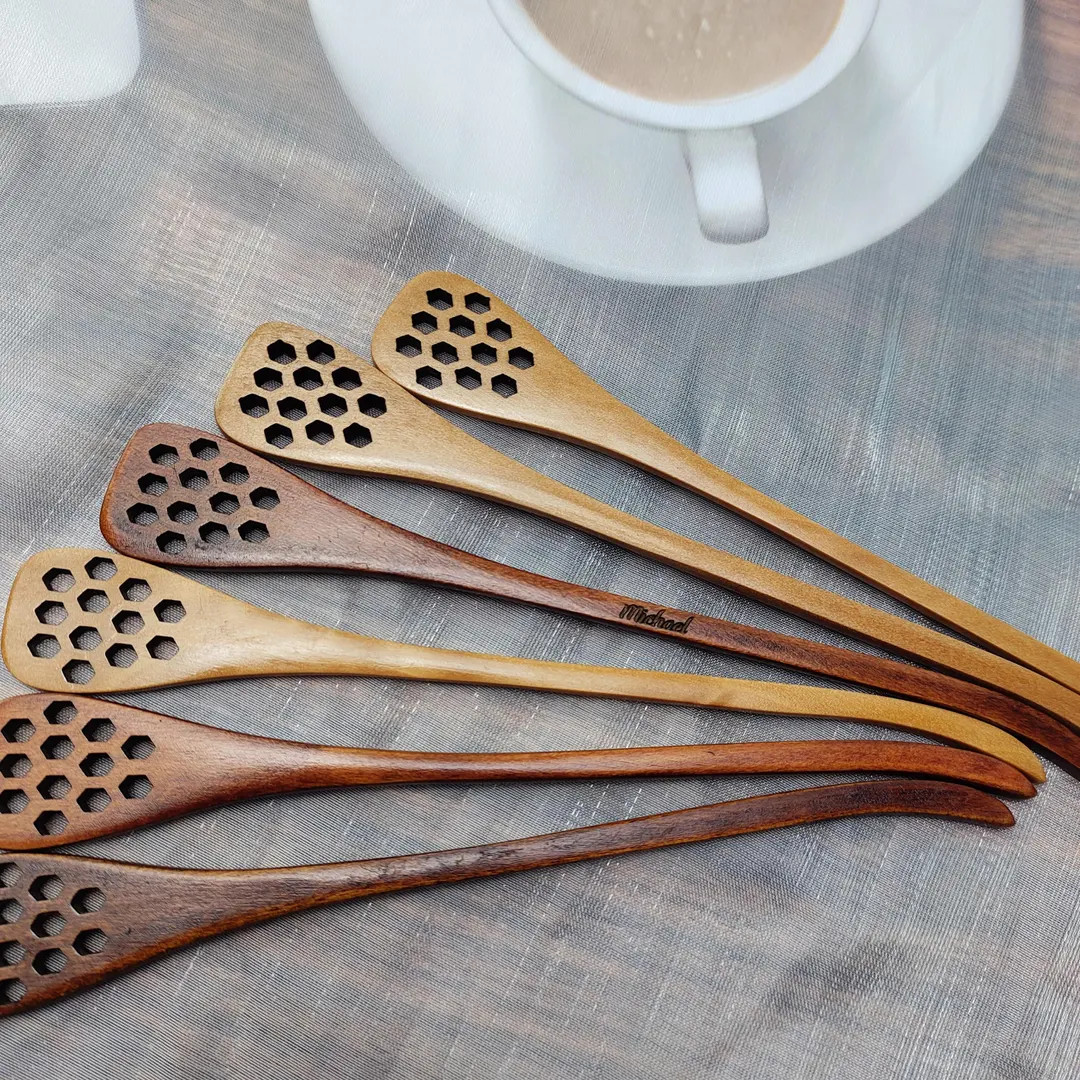 Personalized wooden honey mixer,Wedding Engraved Gift,Best Gift For Christmas,Honey Spoon,Valenti... | Etsy (US)