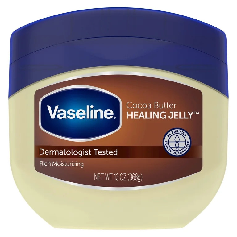 Vaseline Healing Jelly Moisturizer For Dry Cracked Skin Cocoa Butter Hypoallergenic, 13 oz | Walmart (US)