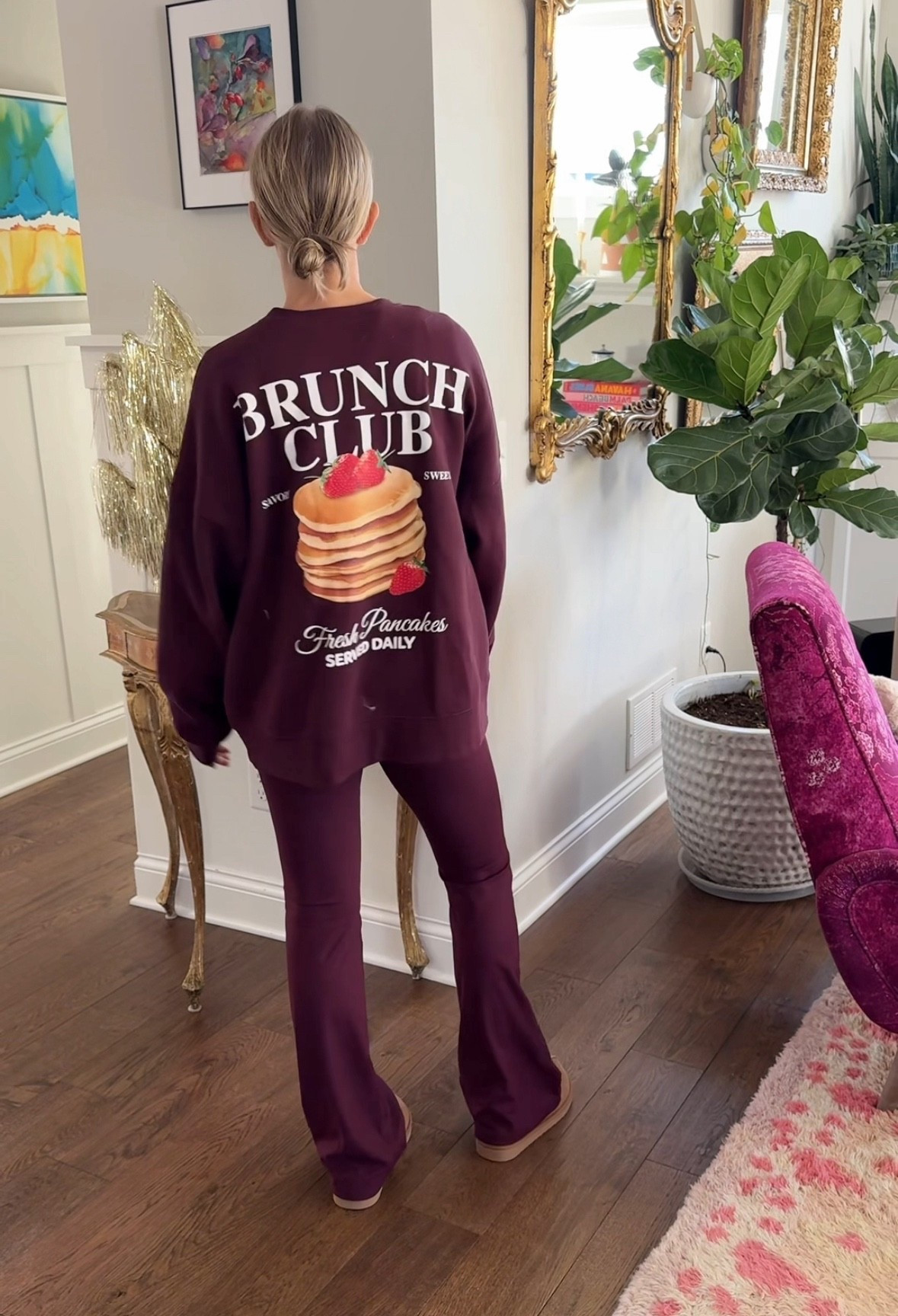 Target set. So cozy! Wearing xs in the pants, small in the top 
