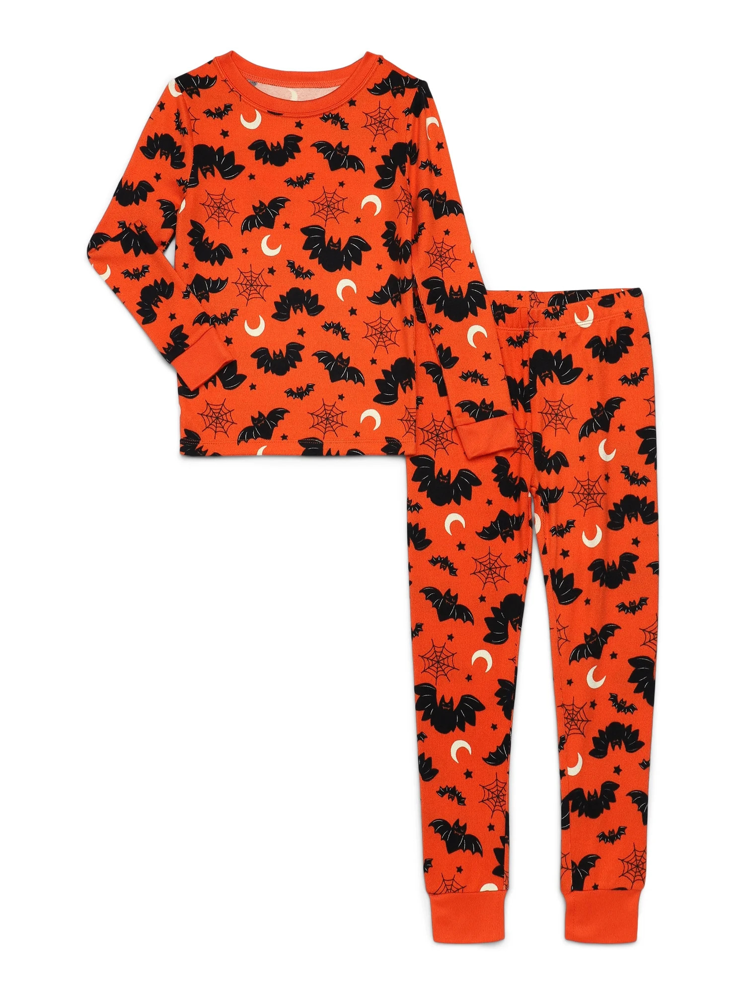 Halloween Boys Long Sleeve Top and Pants Tight Fit Sleep Set from Way to Celebrate, 2-Piece, Size... | Walmart (US)