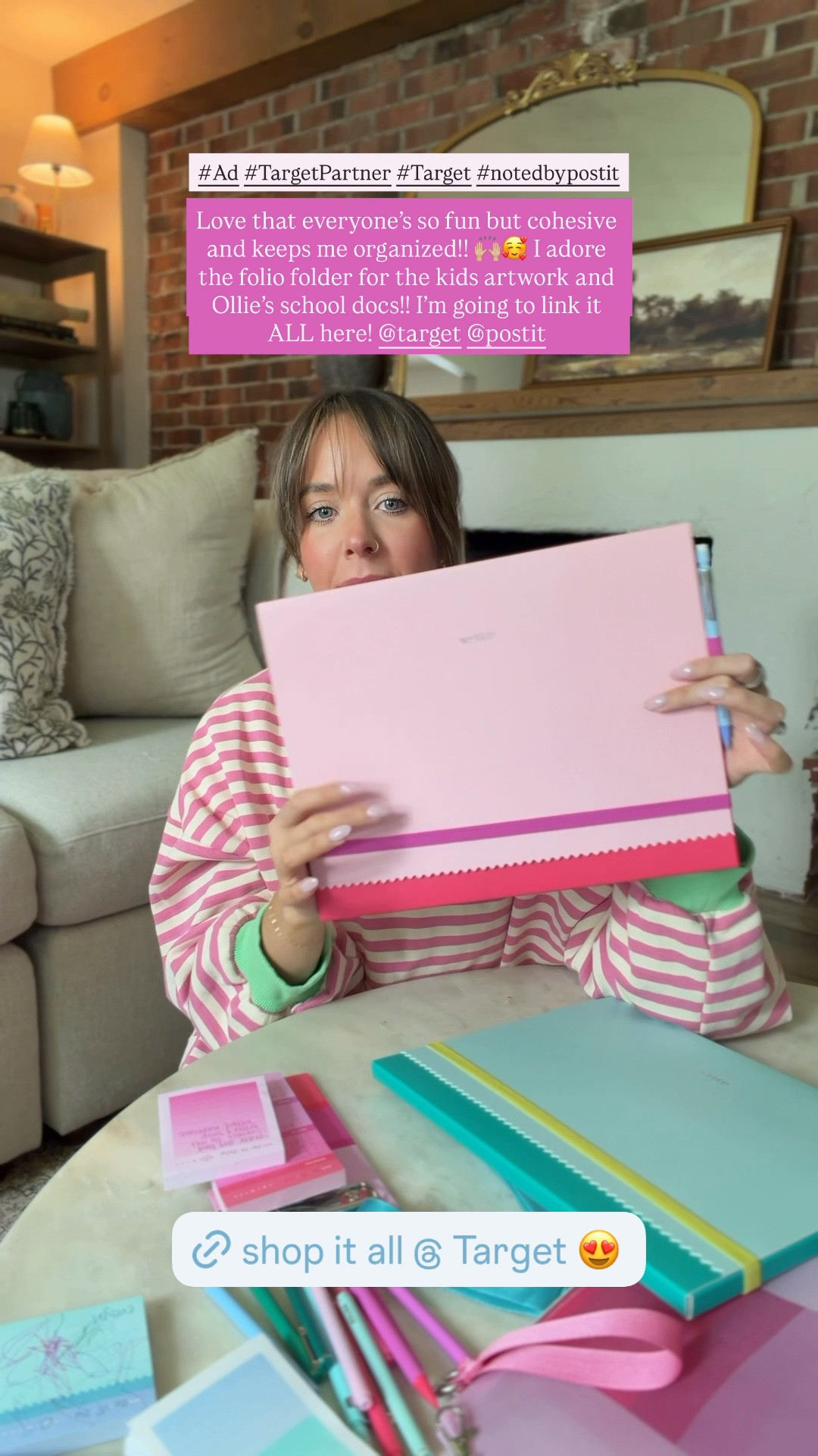 #AD Can’t get enough of this NOTED by Post-it® collection!!! Now available at @target — it’s so cute. I couldn’t decide on a colorway, so I grabbed them all 🙈@postit #TargetPartner #Target #notedbypostit @shop.ltk #liketkit