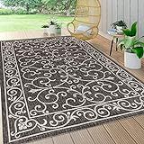 JONATHAN Y SMB106G-4 Charleston Vintage Filigree Textured Weave Indoor Outdoor-Rug LivingRoom Backya | Amazon (US)