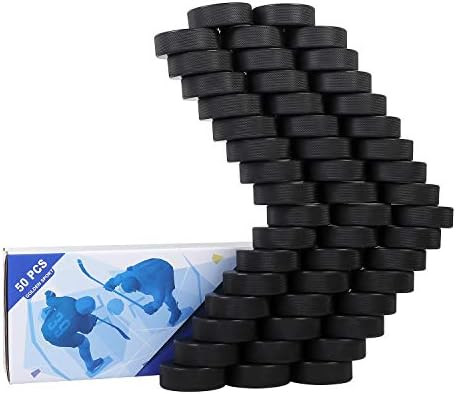 Ice Hockey Pucks, 50pcs, Official Regulation, for Practicing and Classic Training, Diameter 3", T... | Amazon (US)
