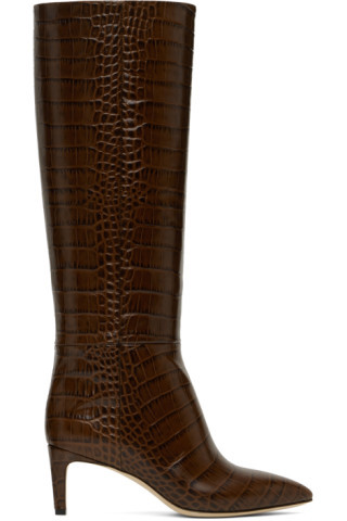 Brown Stiletto Boots | SSENSE