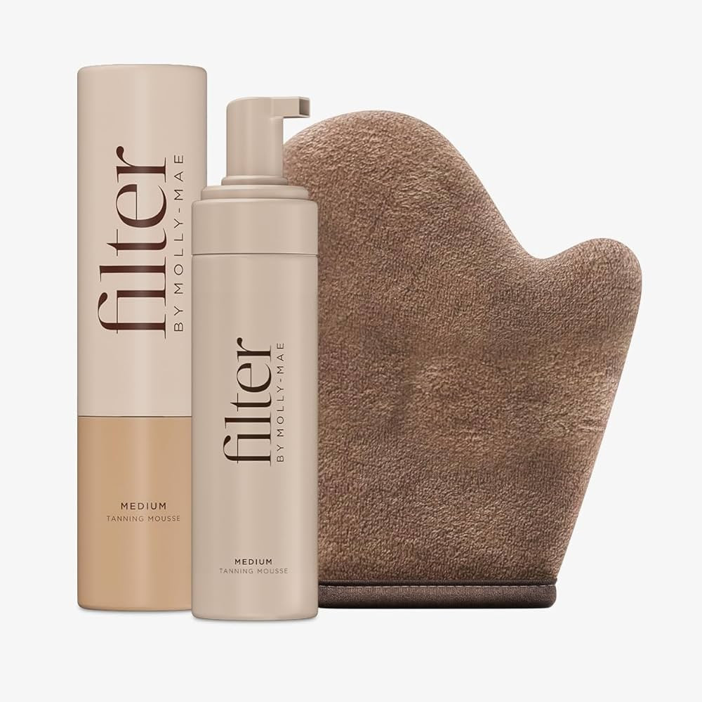 Filter By Molly-Mae Sunkissed Bundle | Medium Self Tan Mousse | Fast Drying Streak Free Fake Tan ... | Amazon (UK)