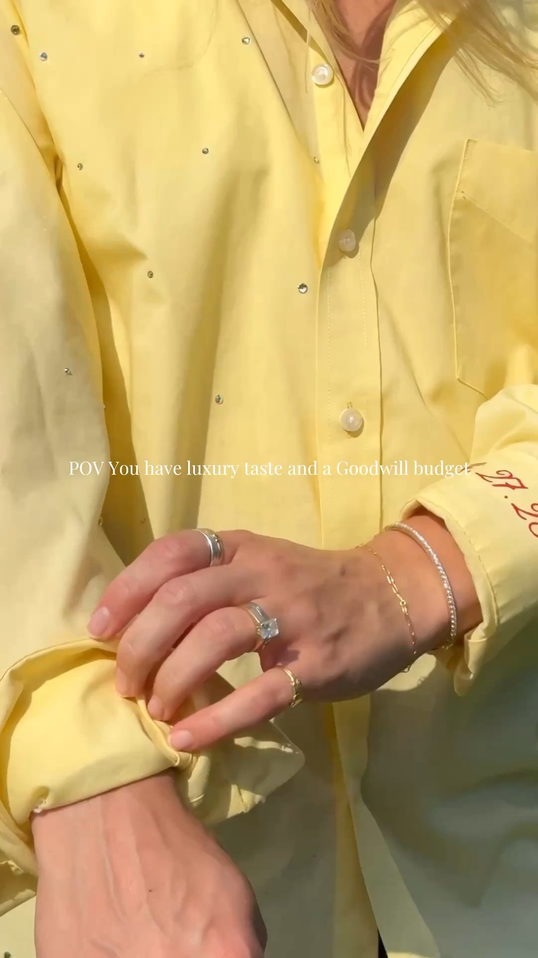 DIY Rhinestone sparkle button up 💌✨☕️

#LTKSeasonal #LTKdayinmylife #LTKselfcare
