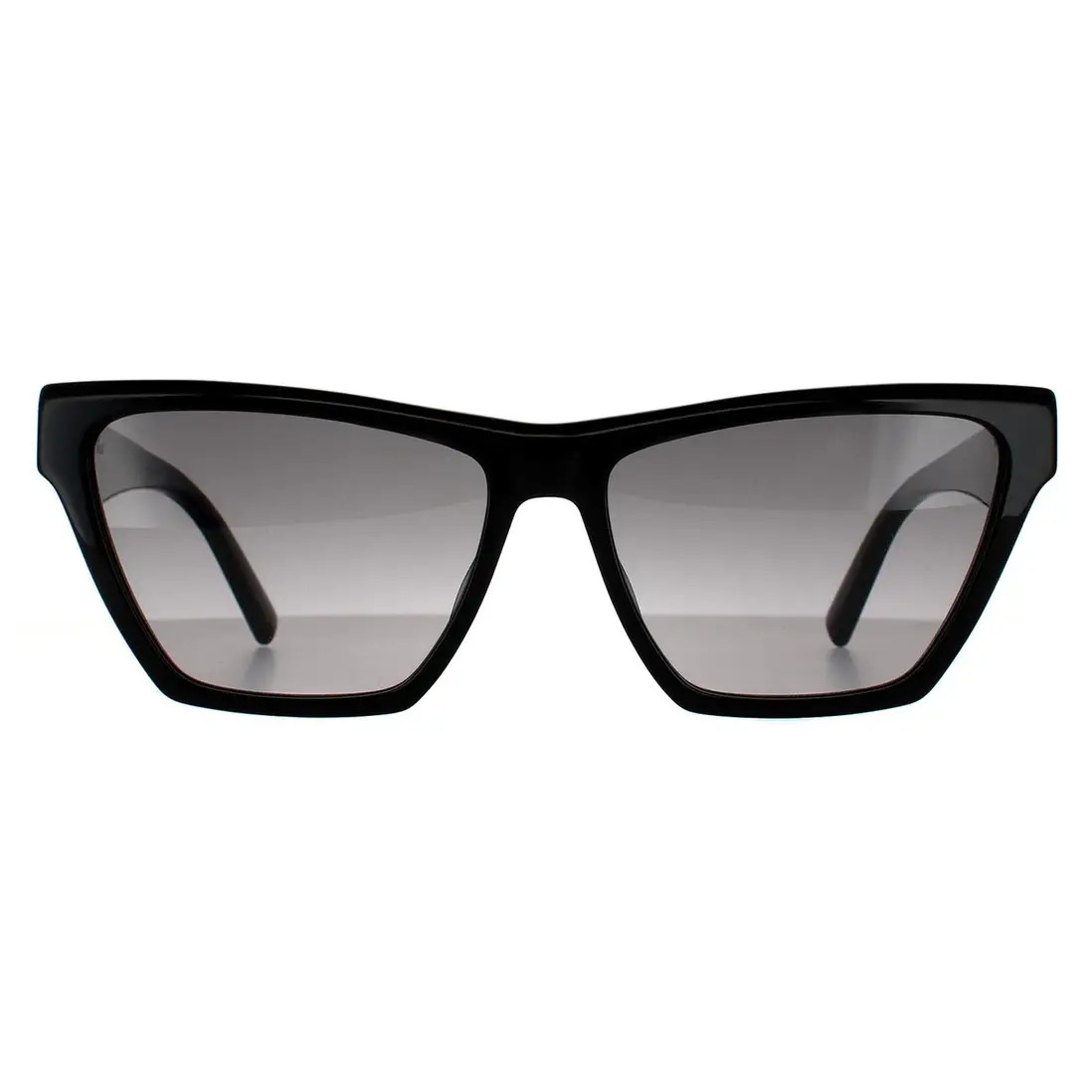 Sunglasses | Cat Eye Black Grey Gradient Sunglasses | Saint Laurent | Debenhams UK