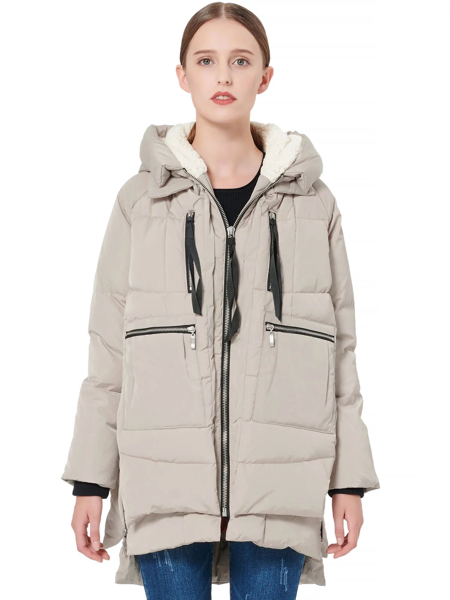 Orolay Women's Winter Coat Warm Thickened Puffer Down Jacket - Walmart.com | Walmart (US)