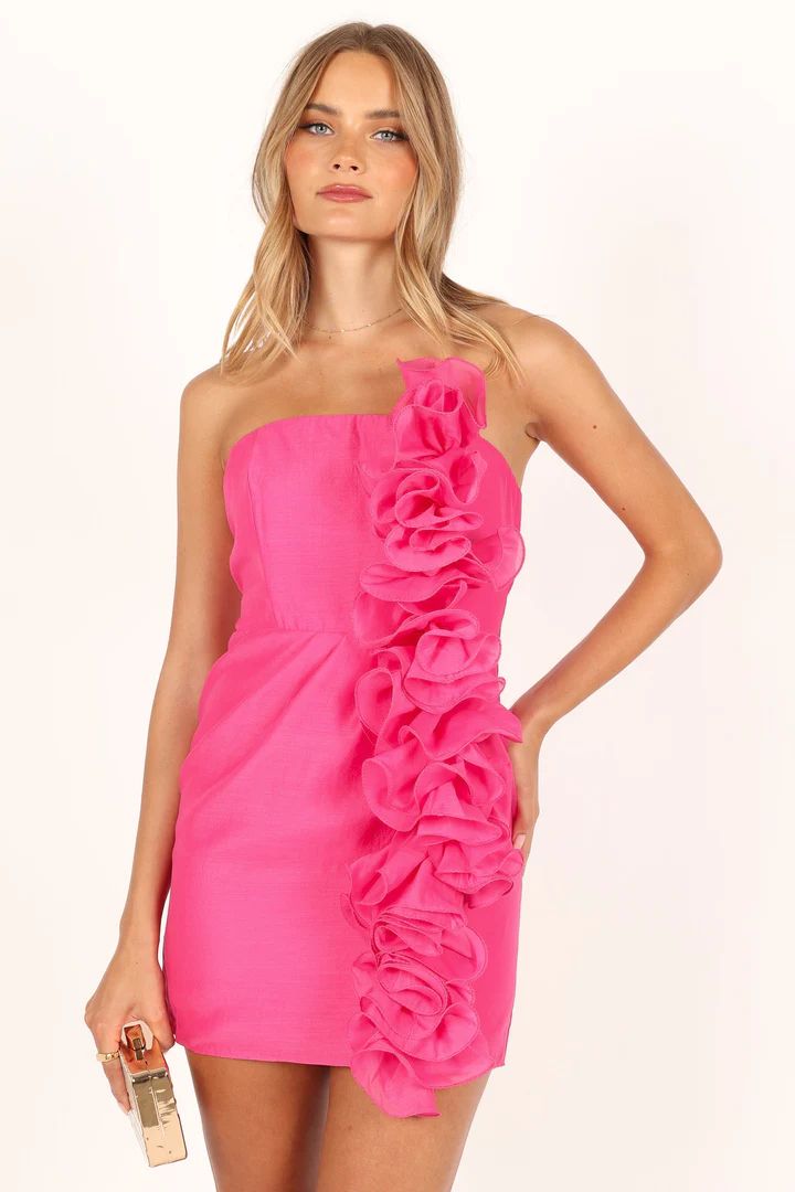 Rosa Strapless Mini Dress - Pink | Petal & Pup (US)