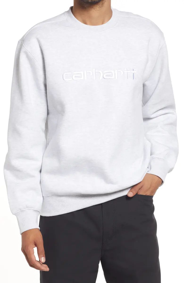 Carhartt Work In Progress Men's Cotton Blend Crewneck Sweatshirt | Nordstrom | Nordstrom