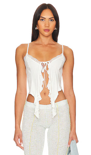 Kiesha Cami Top in Ivory | Revolve Clothing (Global)