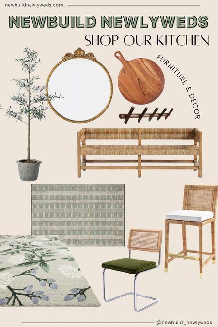 Our kitchen is a mix of everything we love about our home! Natural tones, wood pieces for warmth and earthy greens for a pop of color! Shop our fave pieces that you can find in our kitchen! #kitchen #kitchendecor #midcenturymodern

#LTKunder50 #LTKunder100 #LTKhome