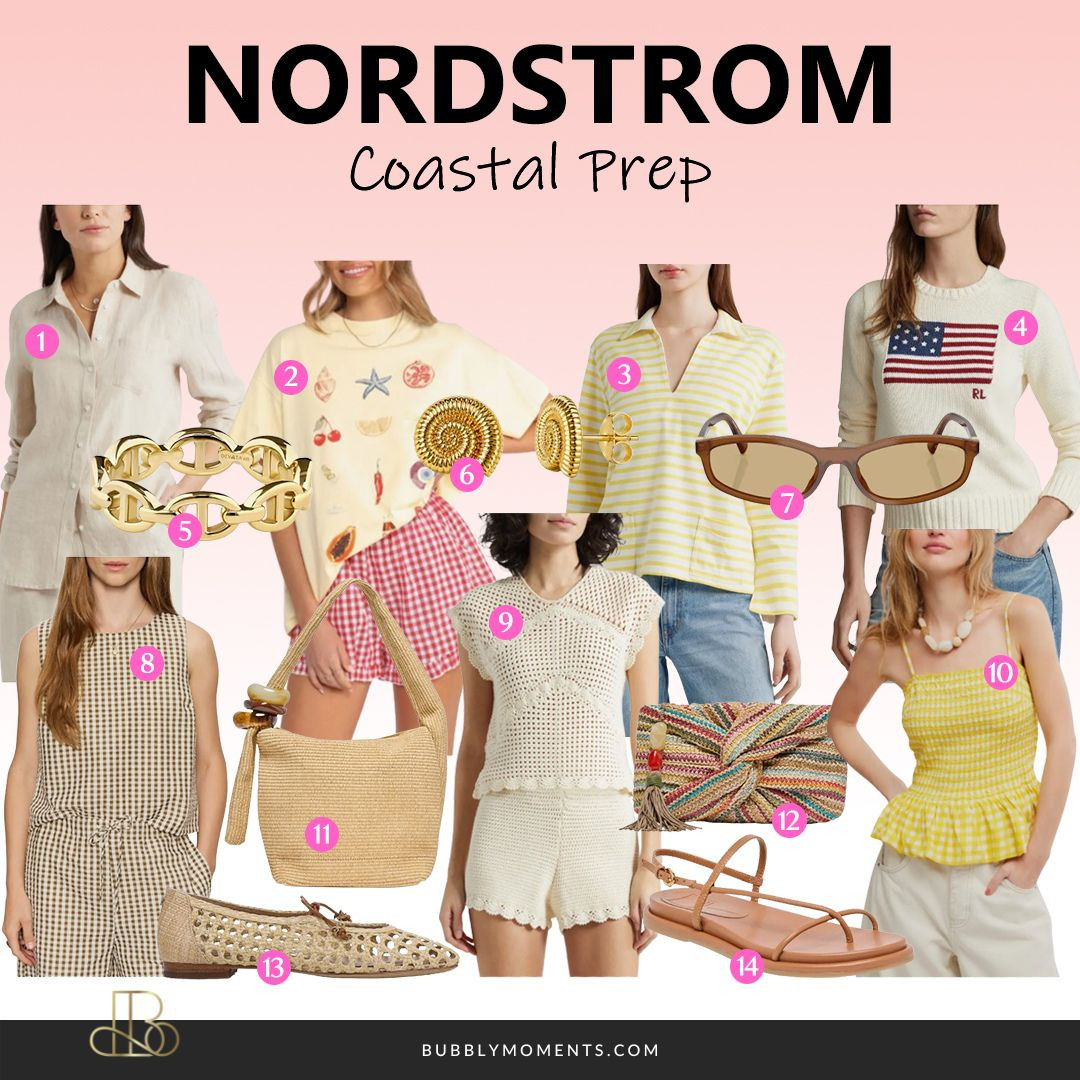 Classic, polished, and effortlessly chic. These Women Coastal Prep Outfits from Nordstrom feature timeless wardrobe staples like breezy linen, striped tops, lightweight sweaters, tailored shorts, elegant dresses, woven bags, and versatile sandals. Perfect for vacations, weekend brunch, beach days, or everyday elevated style, these looks are easy to mix and match all season long. Save this outfit inspiration and follow for more curated Nordstrom fashion finds and seasonal style ideas.
#LTKootd #LTKStyle #LTKFinds #Nordstrom #NordstromStyle #CoastalPrep #CoastalStyle #OldMoneyStyle #QuietLuxury #PreppyStyle #SummerStyle #VacationOutfit #BeachStyle #LinenStyle #CapsuleWardrobe #OOTD #StyleInspo #WomensFashion #FashionInspo #EverydayStyle #ChicStyle #WeekendStyle #ResortWear 

 