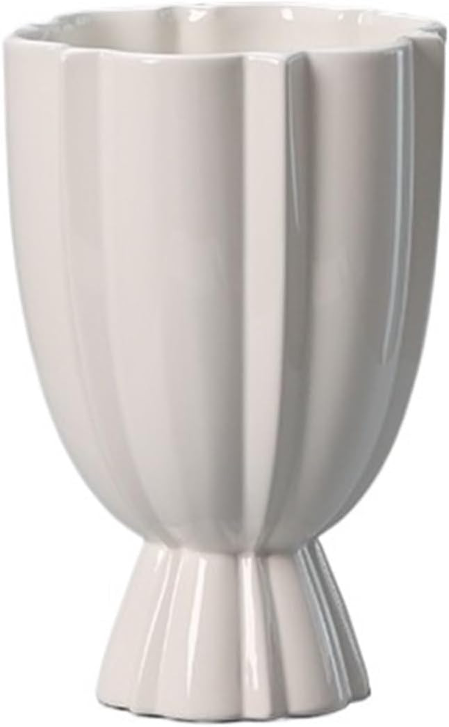 Large vases for Decor Living Room Cup-Shaped Open Ceramic Vase Bouquet Decoration, Living Room Of... | Amazon (US)