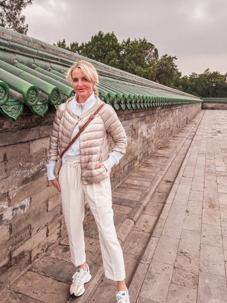 My #ootd sightseeing in Beijing. Fits are true to size. 

~Erin xo 

Casual outfit 

#LTKTravel #LTKSeasonal