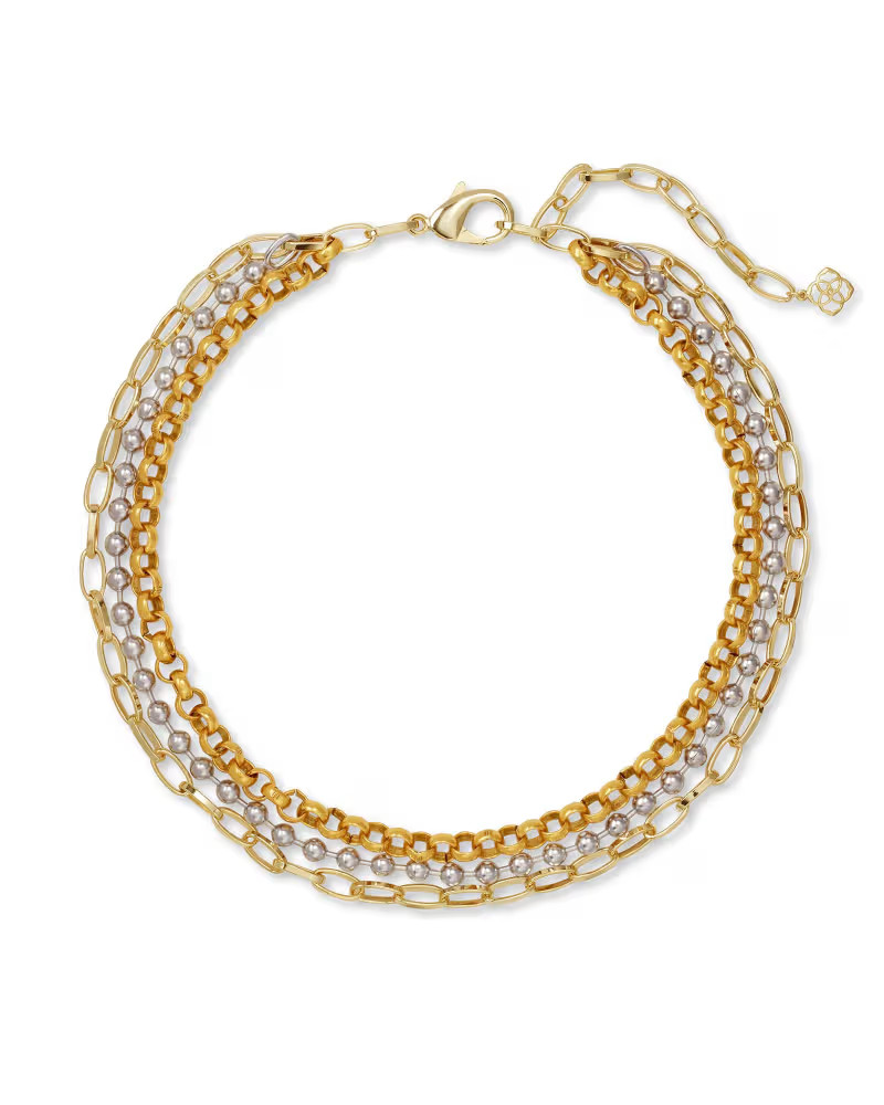 Brylee Multi Strand Necklace in Mixed Metal | Kendra Scott