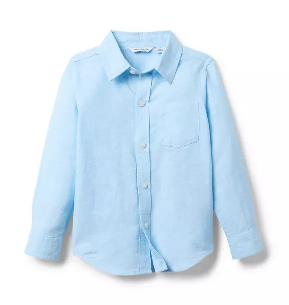 The Linen-Cotton Shirt | Janie and Jack
