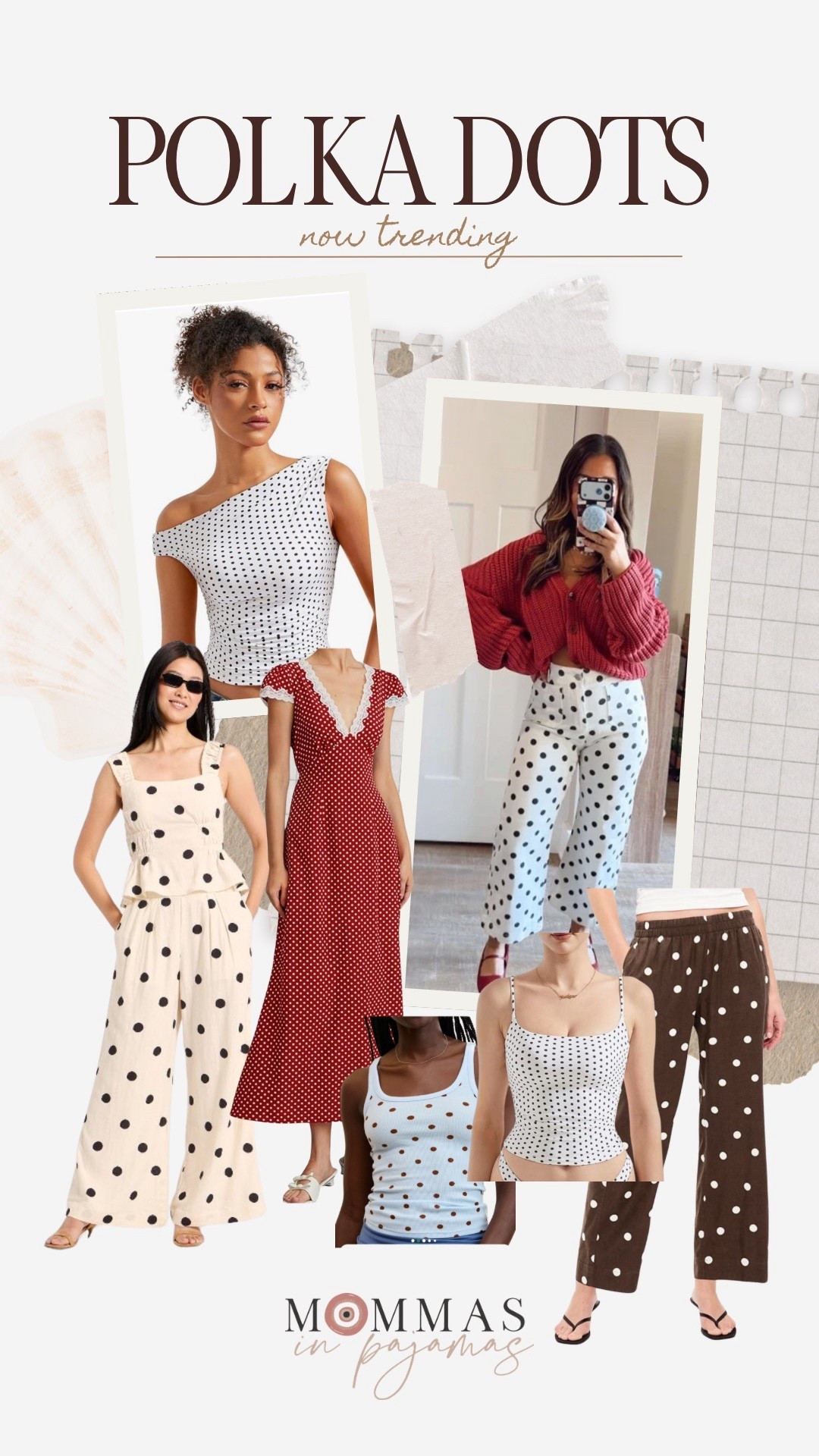 Polka dots are such a cute trend and I’ve found the cutest pieces. I love how on trend flattering and affordable these are. I absolutely love this two piece set from Old Navy and these white pants from Amazon are gorgeous. 
Polka dots, short girl approved pants 

#LTKSeasonal #LTKPetite #LTKMidsize