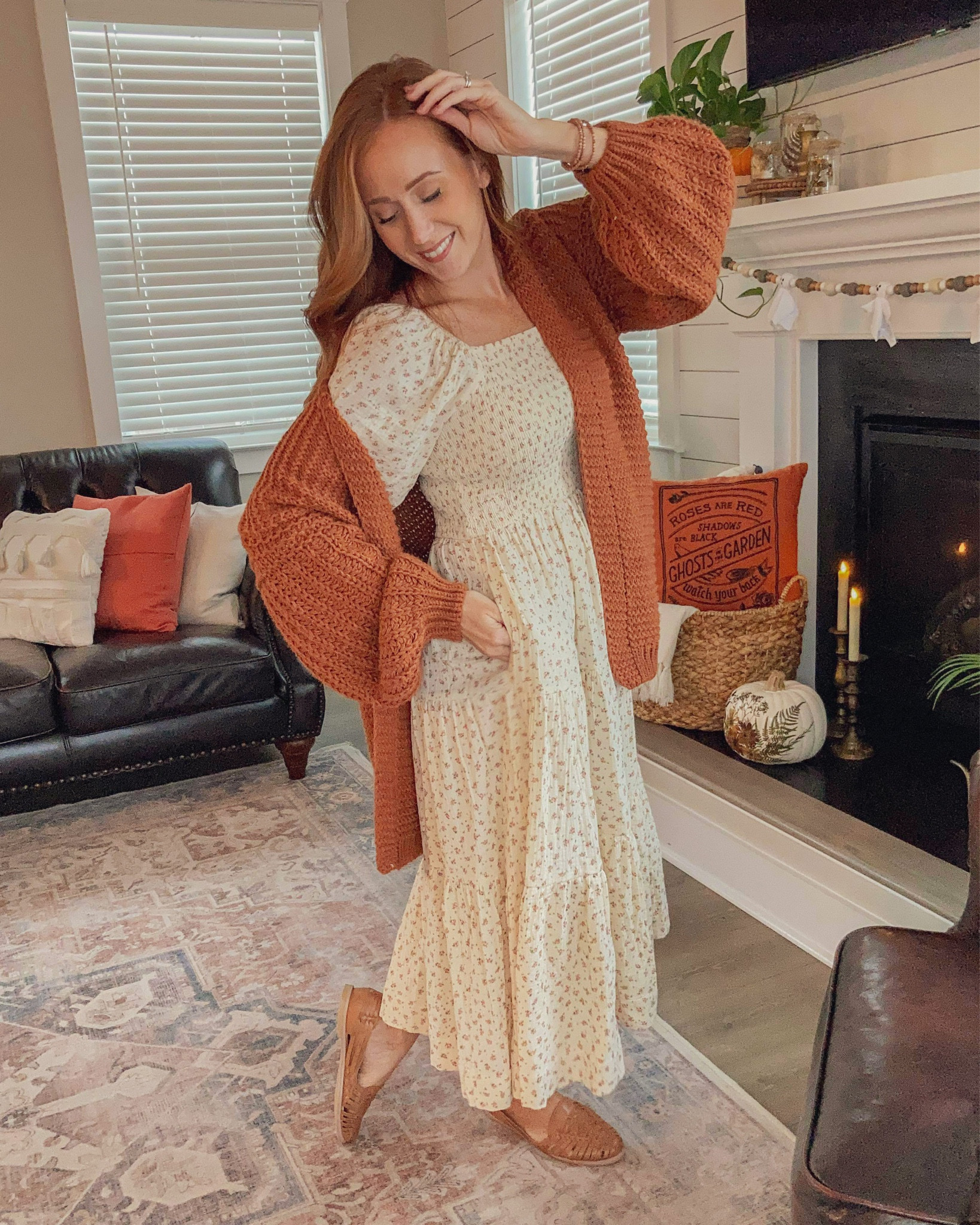 Styling a dress for Fall. 

Add the perfect sweater and accessories, and you’ll be wearing dresses into the cooler months.

Dress: The Vermont by @Neuflorawardrobe.
Bracelet: Mini Rosewood stack from @wavesandstone.

#LTKSeasonal #LTKfindsunder100 #LTKstyletip