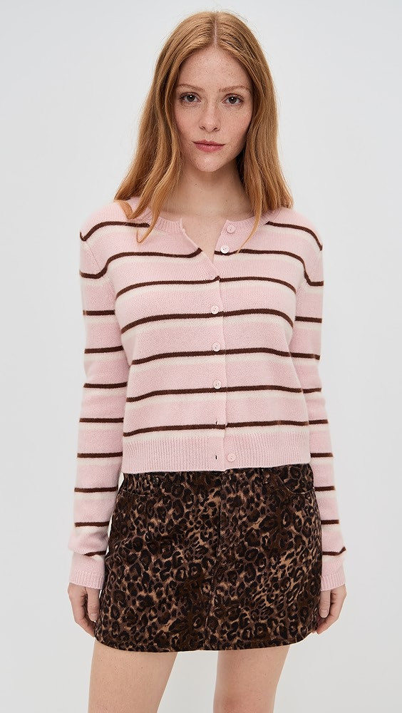 Clara Cashmere Crew Cardigan | Shopbop