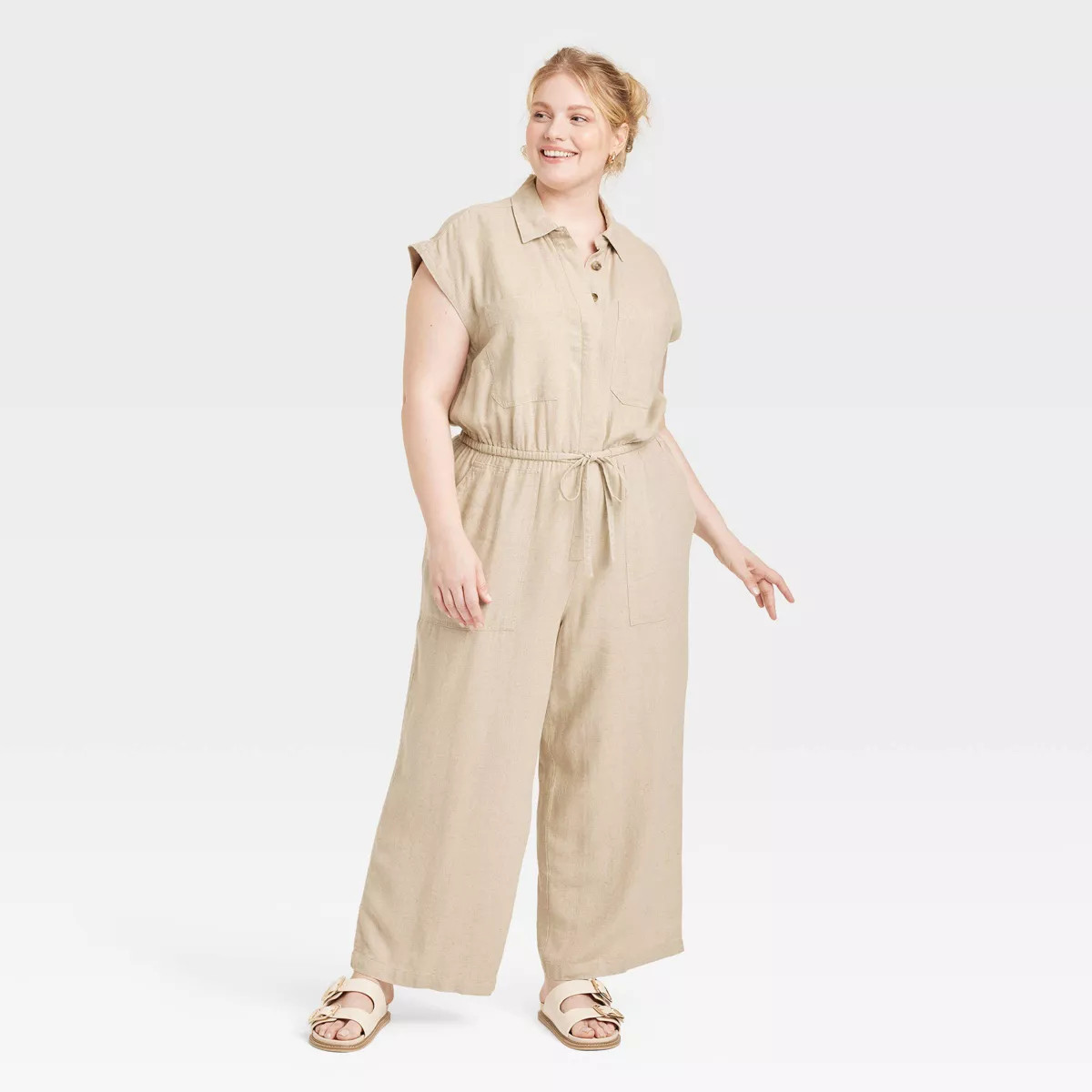 Women's Linen Jumpsuit - Universal Thread™ | Target