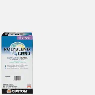 Custom Building Products Polyblend Plus #640 Arctic White 10 lb. Non-Sanded Grout PBPG64010 | The Home Depot