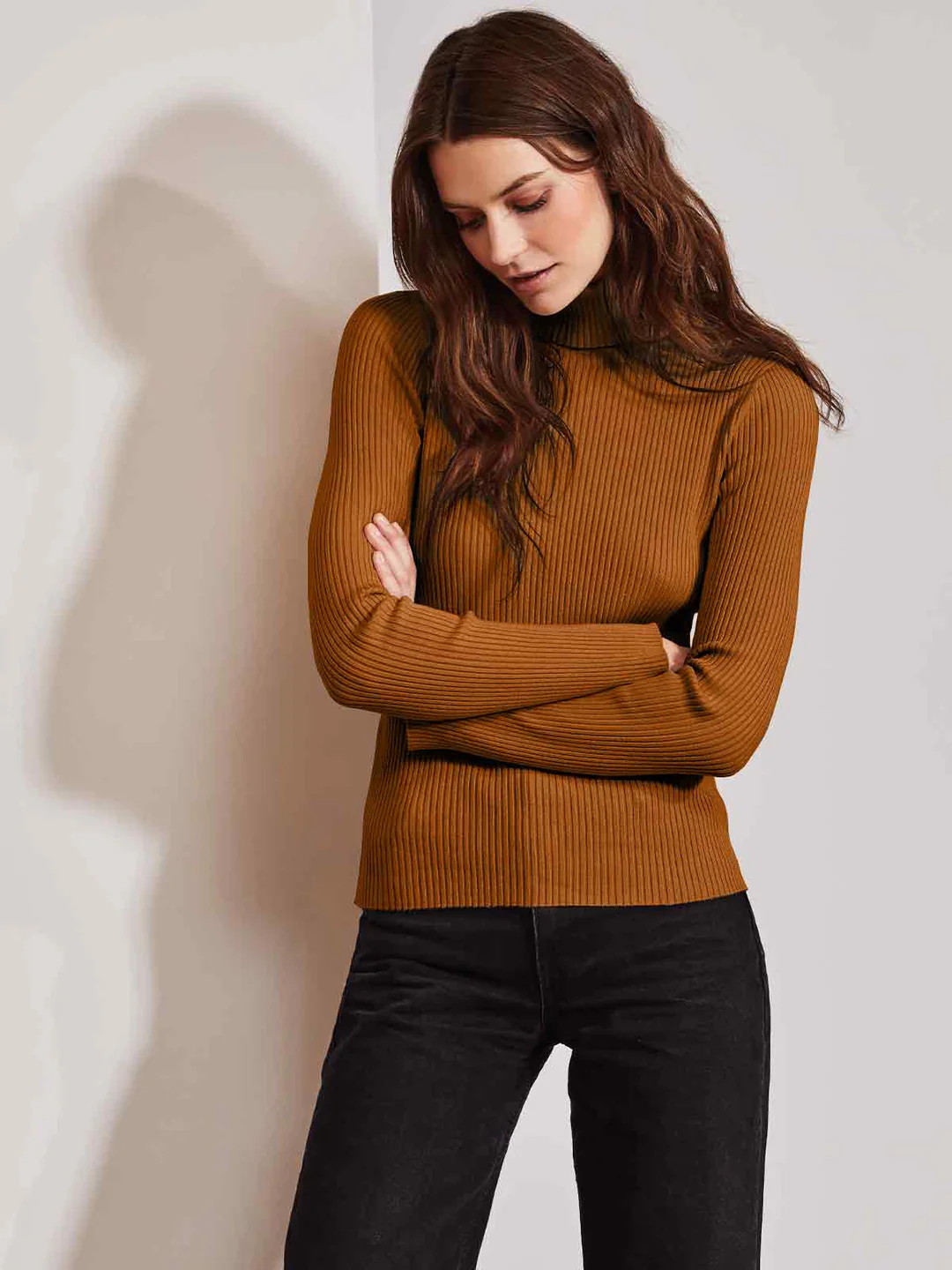 The Chloe: Ribbed Knit Turtleneck | 525 America