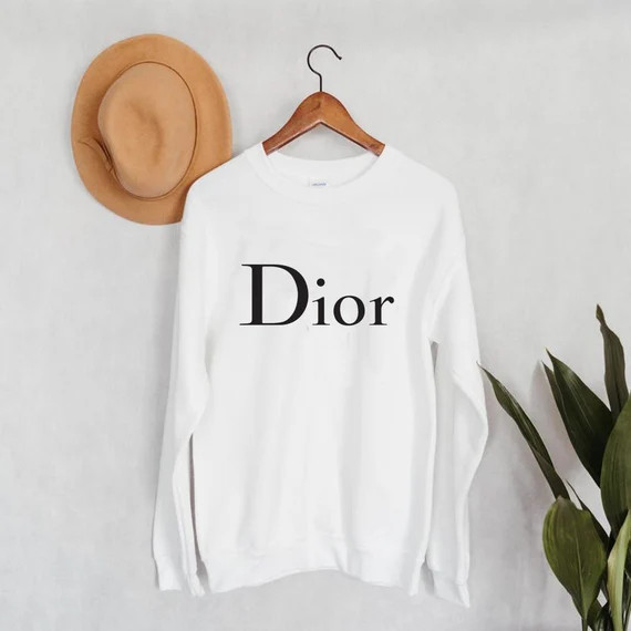Sweatshirt Dior for woman, men Unisex Heavy Blend Crewneck Sweatshirt | Etsy (US)