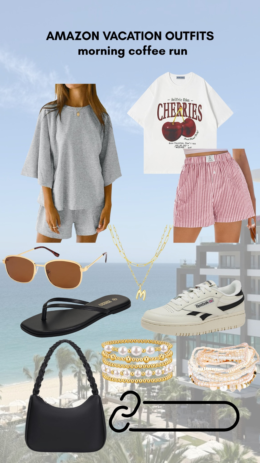 Amazon vacation outfits: morning coffee run ☕️🌞🕶️🍳

#LTKFindsUnder50 #LTKSeasonal #LTKStyleTip