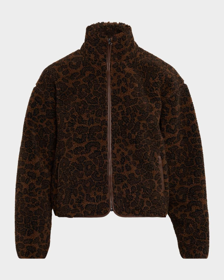Sun Cheetah Sherpa Jacket | Neiman Marcus