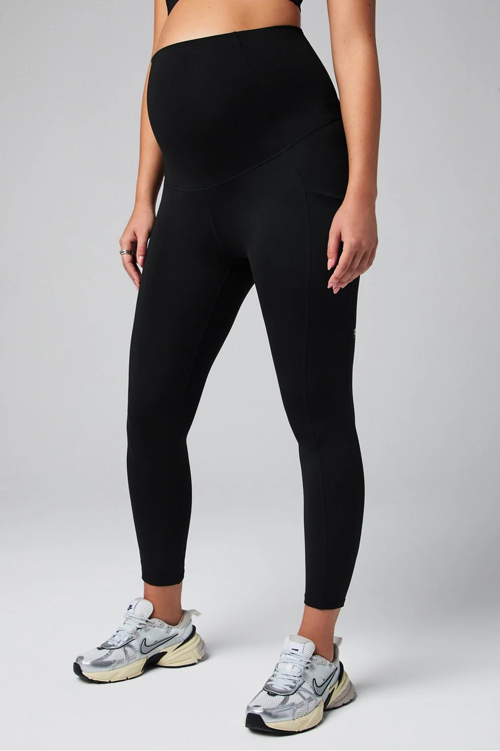 PureLuxe High-Waisted Maternity 7/8 Legging | Fabletics - North America