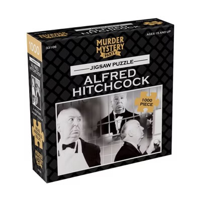 Bepuzzled Alfred Hitchcock Mystery Jigsaw Puzzle - 1000pc: Pop Culture Pattern, Problem Solving, Fine Motor Skills | Target