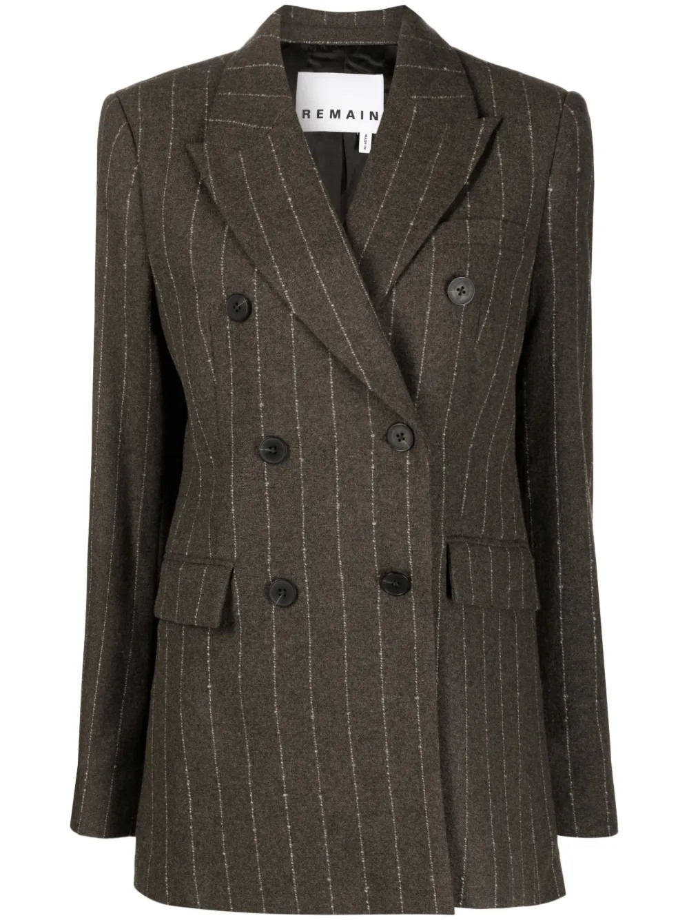 double-breasted pinstripe blazer | Farfetch Global