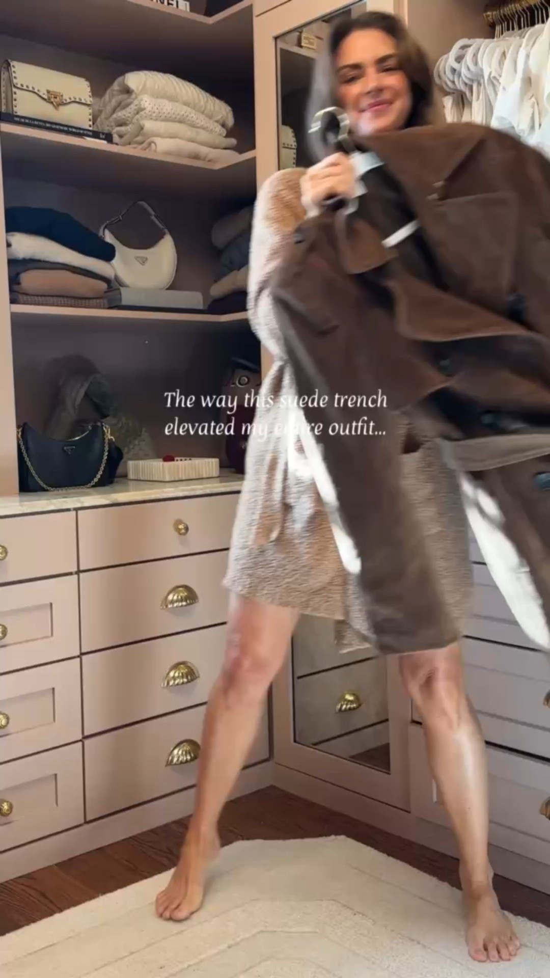 GDWM ✨ got this gorgeous new brown suede coat I've been so excited to style

#LTKHoliday #LTKGiftGuide #LTKootd