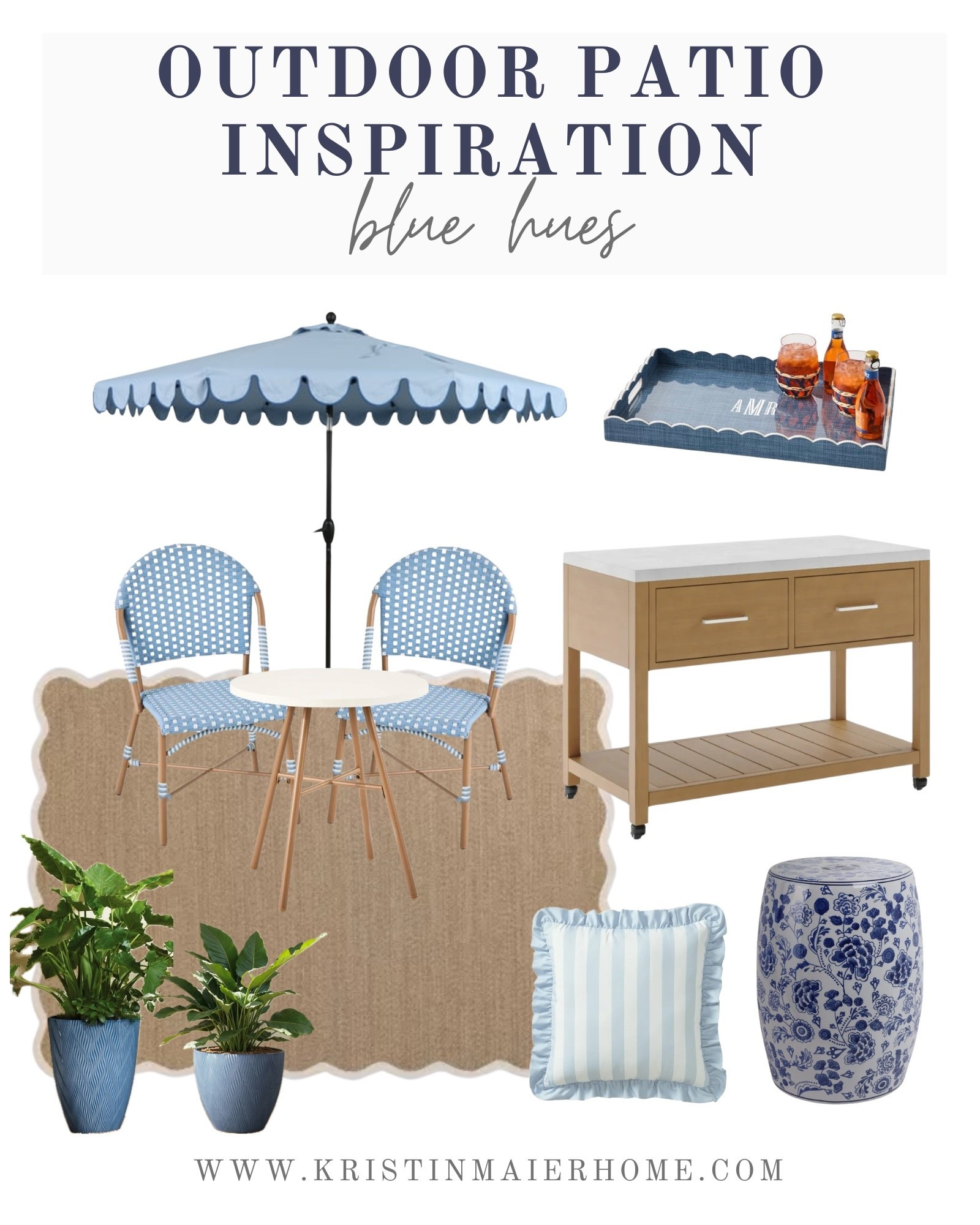 Blue patio bistro set idea

#LTKHome #LTKSeasonal #LTKselfcare