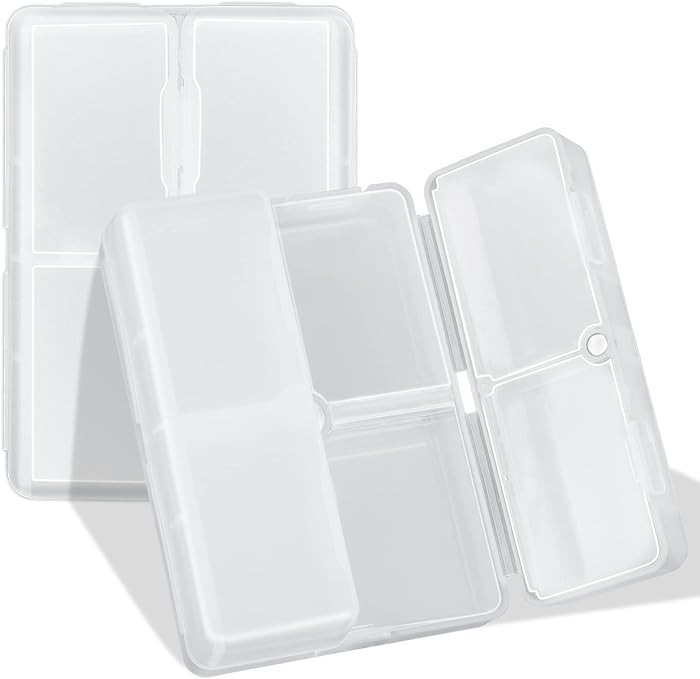 FYY Daily Pill Organizer, 7 Compartments Portable Pill Case Travel Pill Organizer,[Folding Design... | Amazon (US)